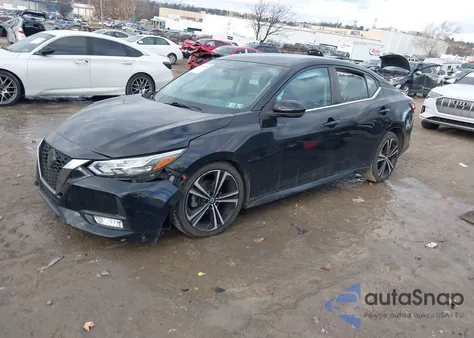 2021 Nissan Sentra Sr Xtronic Cvt z USA, uszkodzony, nr VIN 3N1AB8DV4MY242081